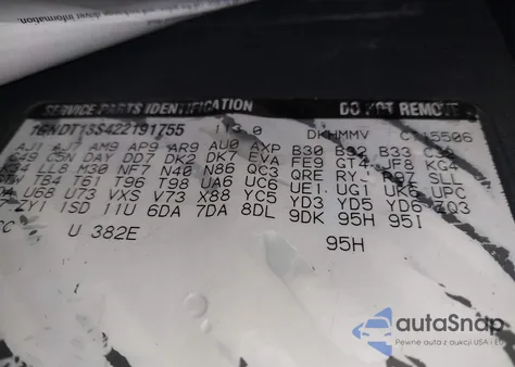 2002 Chevrolet Trailblazer Lt z USA, uszkodzony, nr VIN 1GNDT13S422191755